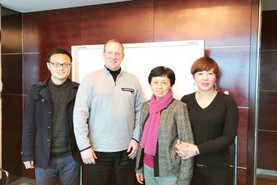 Long history customer from USA meeting in Nanjing 2017